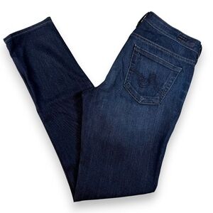 AG Adriano Goldschmied THE STILT Cigarette Jeans – Dark Wash – Size 28R